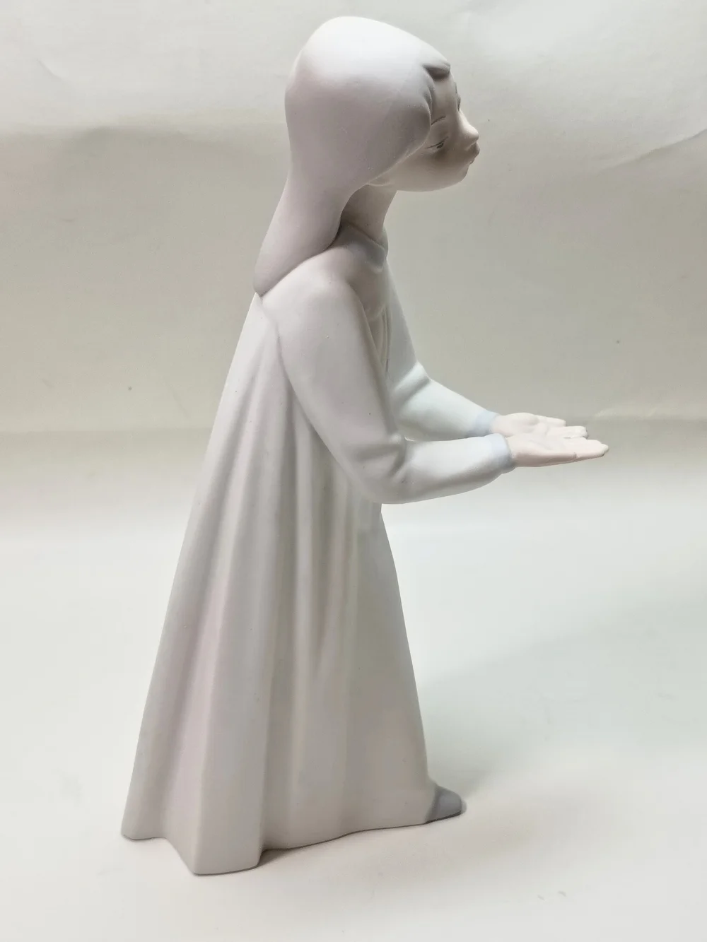 Lladró Mattel Porcelain Figurine Girl in White Dress